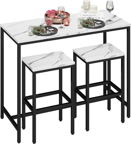 Piece bar table and chairs - bar,