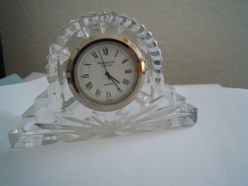 Waterford crystal small mantel - waterford,