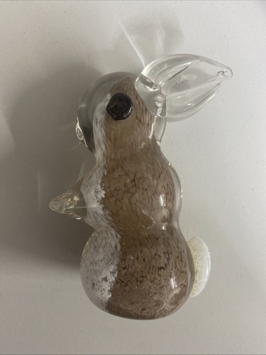 Art glass rabbit kings lynn - glass,