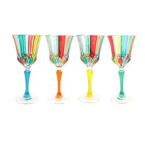 Set four murano wine - set, of