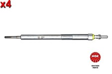 4x Glow Plug NGK Fits MERCEDES