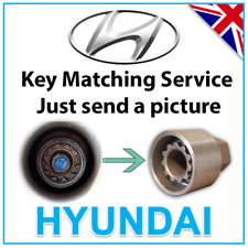 for Hyundai Security Master Locking Lock Wheel Nut Key Bolt UK Matching LWNK
