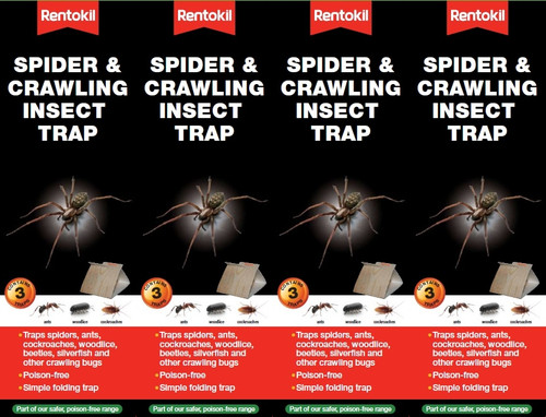 12x rentokil spider crawling - &,