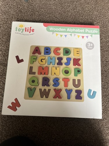 Wooden alphabet chunky - wooden,
