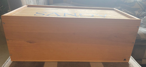 Large bottle wooden - large, 6