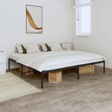 Bed Frame Black Powder-Coated