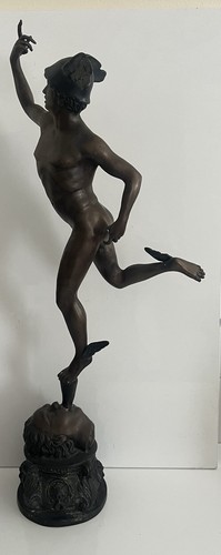 Bronze statue flying hermes - flying,