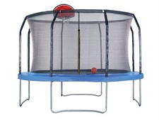 Air League 12ft Trampoline with Enclosure and Basketball
