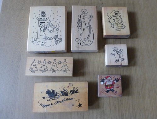 Wooden back christmas - 7,