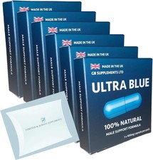 6 X Ultra Blue High Strength Tablets 100% Natural Supplement