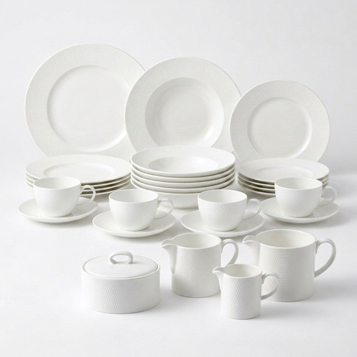 Wedgwood gio white bone - white, china