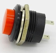 Red Momentary Push Button