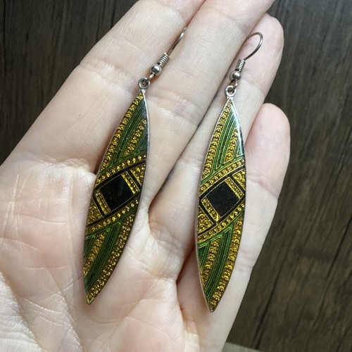 Vintage enamel deco style - deco,