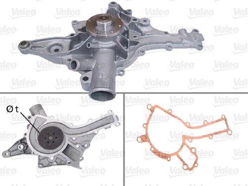 Valeo 506832 water pump - water,