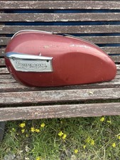 Triumph Bonneville Fuel Petrol Gas Tank T140? 1970’s? US Spec? Badges Braised