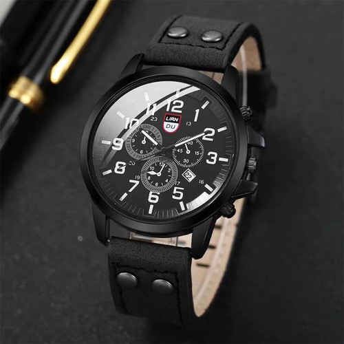Men military leather - military,