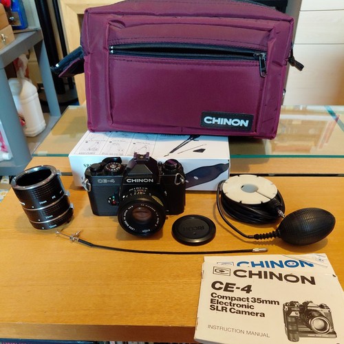 Chinon 35mm slr - ce-4, camera