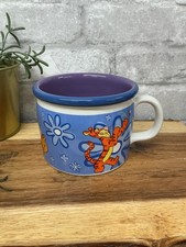 Applause Winnie The Pooh Tigger Purple Blue Large Cappuccino Mug Great Gift VGC