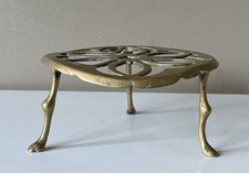 Vintage Brass Trivet with