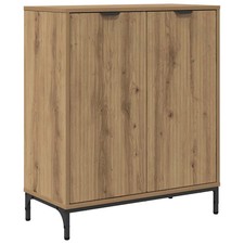 Sideboard Engineered wood Buffet Storage Dining Room Unit Serving Chic  vidaXL
