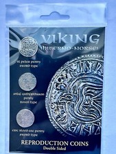 Viking Coin Set of 3 Silver