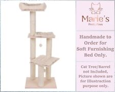 IVORY CREAM, Pet Cat Tree Bed Replacement for Natural Heaven III Cat Tree
