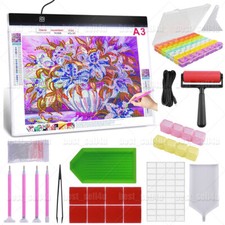 A3 LED Light Box Drawing Board Pad with Diamond Painting Art Accessories Tools