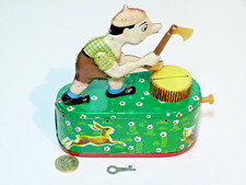 MONEY BOX BANK ANTIQUE TIN