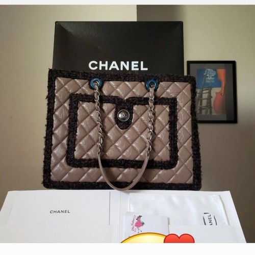 500 chanel brown - chanel, calfskin