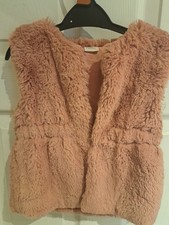 Pink Faux Fur Gilet Bodywarmer