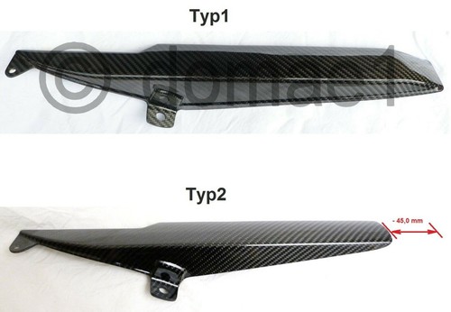 Carbon fiber chain guard - carbon, rear