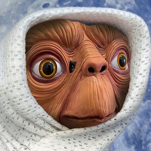 Realistic alien latex mask - realistic,