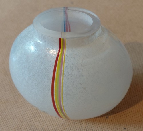 Swedish boda rainbow art glass - swedish,
