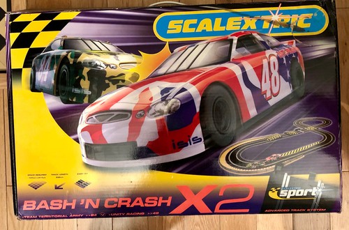 Retro vintage scalextric - scalextric, bash