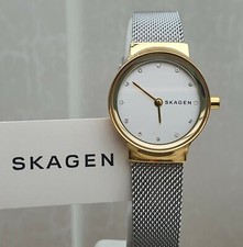SKAGEN Ladies watch SLIM MESH strap Gemstone RRP£179 Boxed SK16
