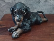 Beautiful Rosenthal Dachshund Dog Figurine - by Fritz Heidenreich, c1960s