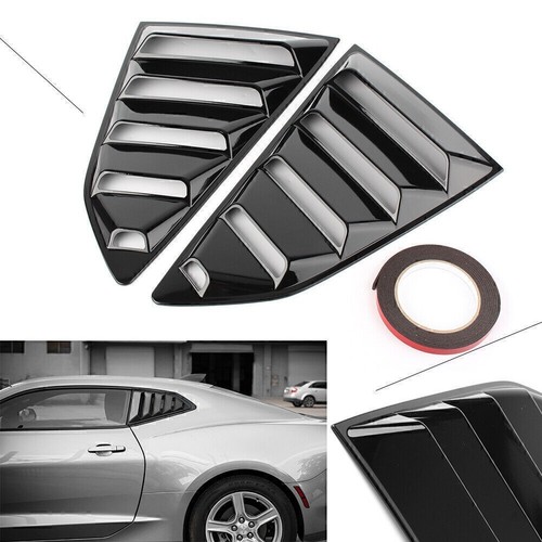 Rear side window louver air - window,
