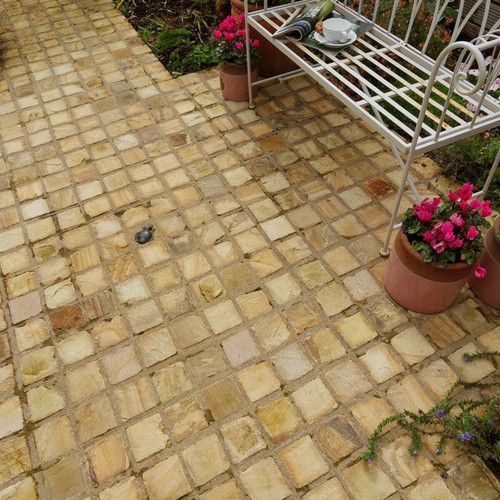 Camel buff cobble - buff, 100mm