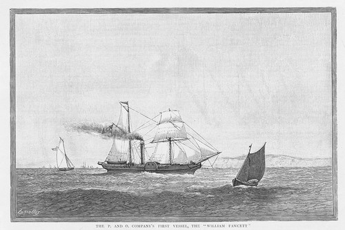 William fawcett paddle steamer - william,