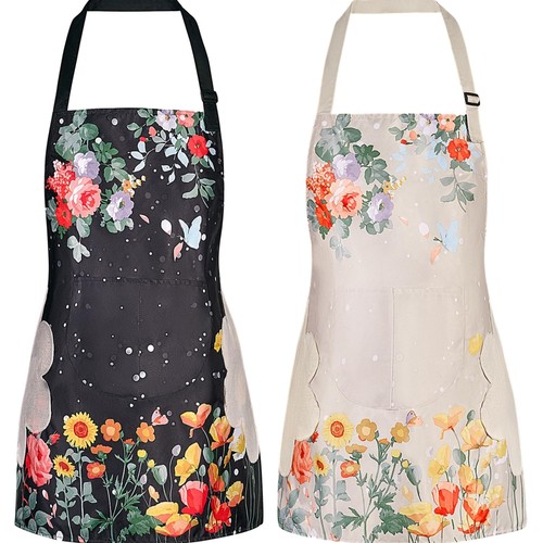 Versatile pack floral aprons - pack,