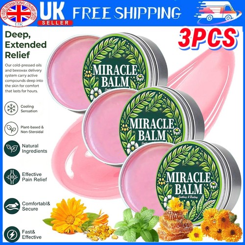 3pcs miracle balm soothing - miracle,