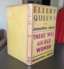 Ellery Queen - THERE WAS AN OLD WOMAN - Victor Gollancz 1st 1944 hardback in d/j