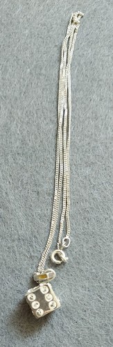 Sterling silver 925 - silver, dice