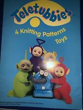 4 Teletubbies toys KNITTING PATTERN Intarsia Gary Kennedy