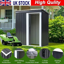 5 x 3ft Garden Shed Galvanised
