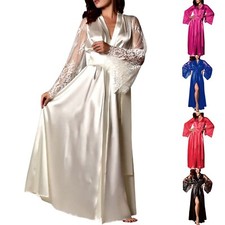 Women Satin Long Nightdress