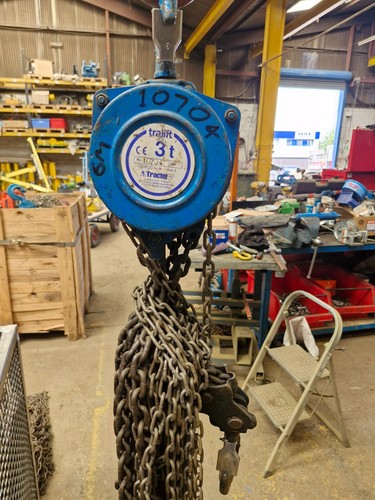Chain block and - chain, tackle