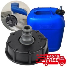 Ibc Reducer Tap Hoze Cap Water Standard Fit Stillage Tank Outlet Hose 1000 Litre