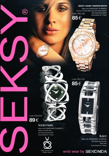 Seksy watch magazine - promo, ad