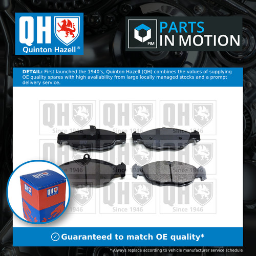 Brake pads set fits jaguar - pads, xj
